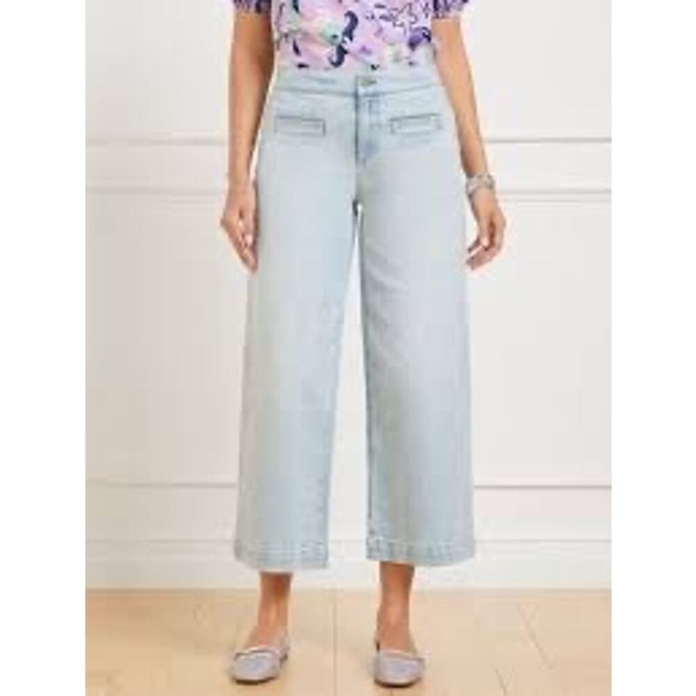 Talbolts wide leg crop Jean